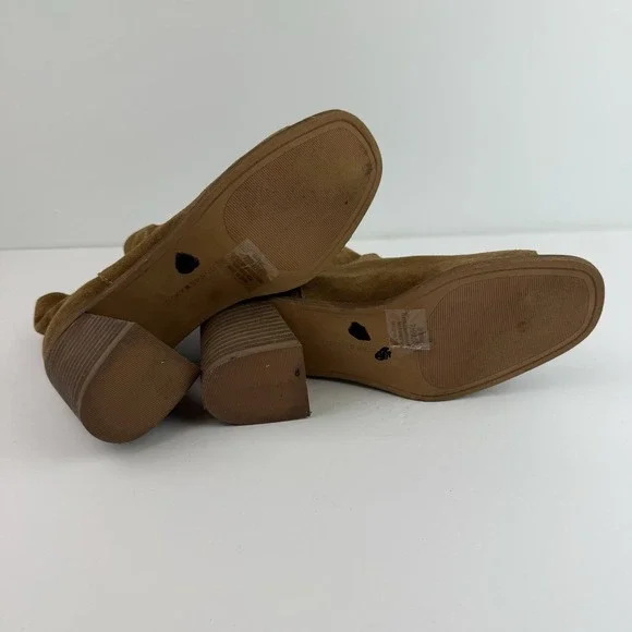Lucky Brand Ryemi Tan Soft Suede booties size 7.5 M MSRP $130 - Picture 10 of 14
